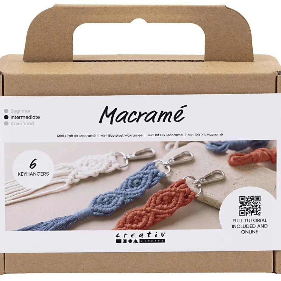 Creativ Company Mini Craft Kit Macramé| Macramé|Diy-Kits, Textiles And Yarn