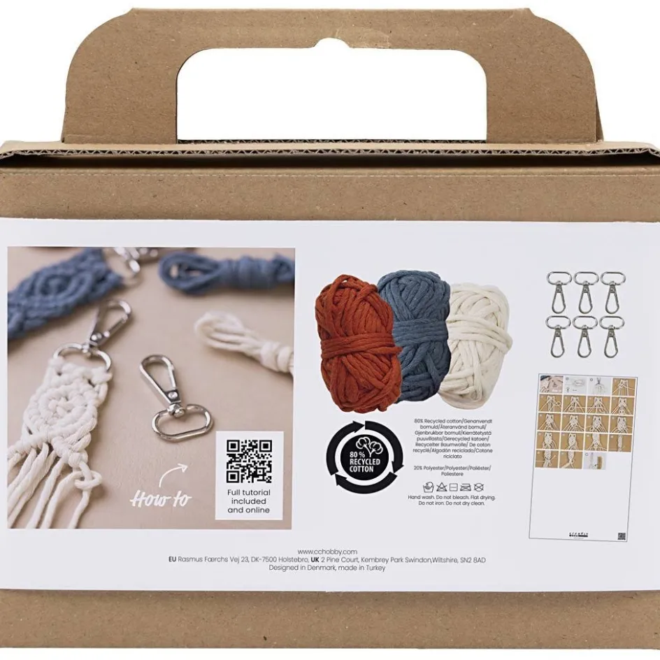 Creativ Company Mini Craft Kit Macramé| Macramé|Diy-Kits, Textiles And Yarn