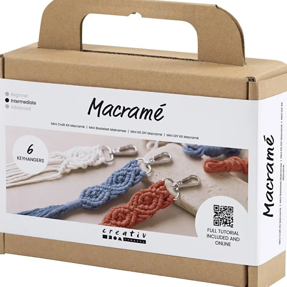 Creativ Company Mini Craft Kit Macramé| Macramé|Diy-Kits, Textiles And Yarn