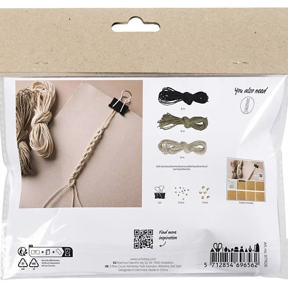 Creativ Company Mini Craft Kit Macramé| Macramé|Diy-Kits, Textiles And Yarn