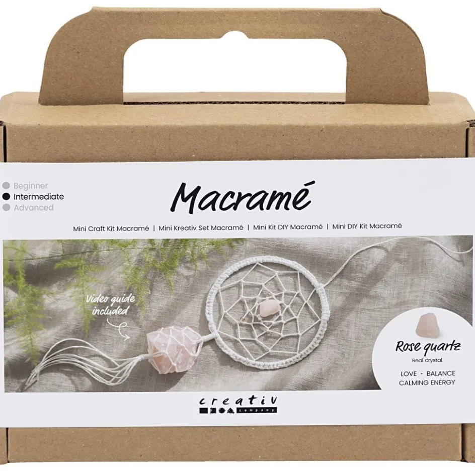 Creativ Company Mini Craft Kit Macramé| Macramé|Diy-Kits, Textiles And Yarn
