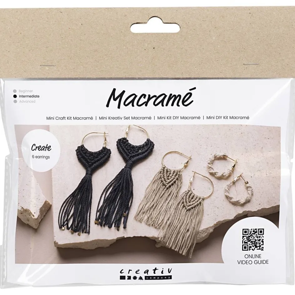 Creativ Company Mini Craft Kit Macramé| Macramé|Diy-Kits, Textiles And Yarn
