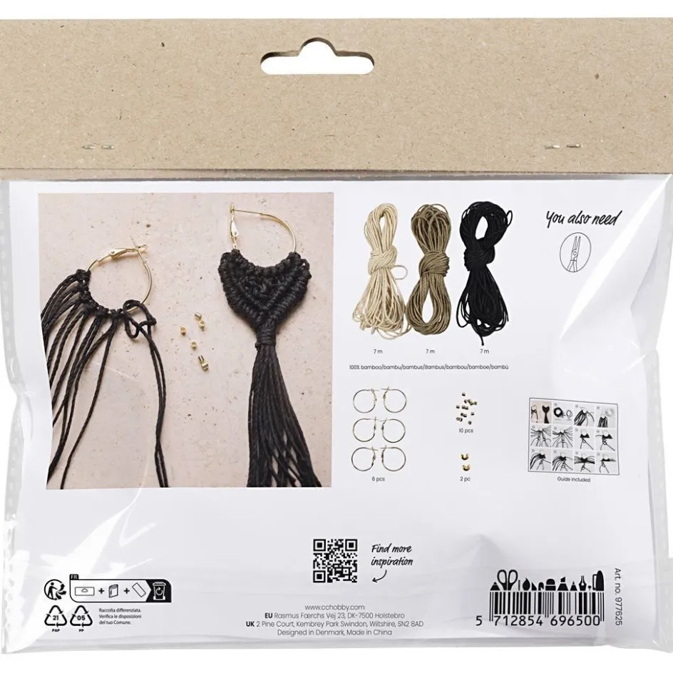 Creativ Company Mini Craft Kit Macramé| Macramé|Diy-Kits, Textiles And Yarn
