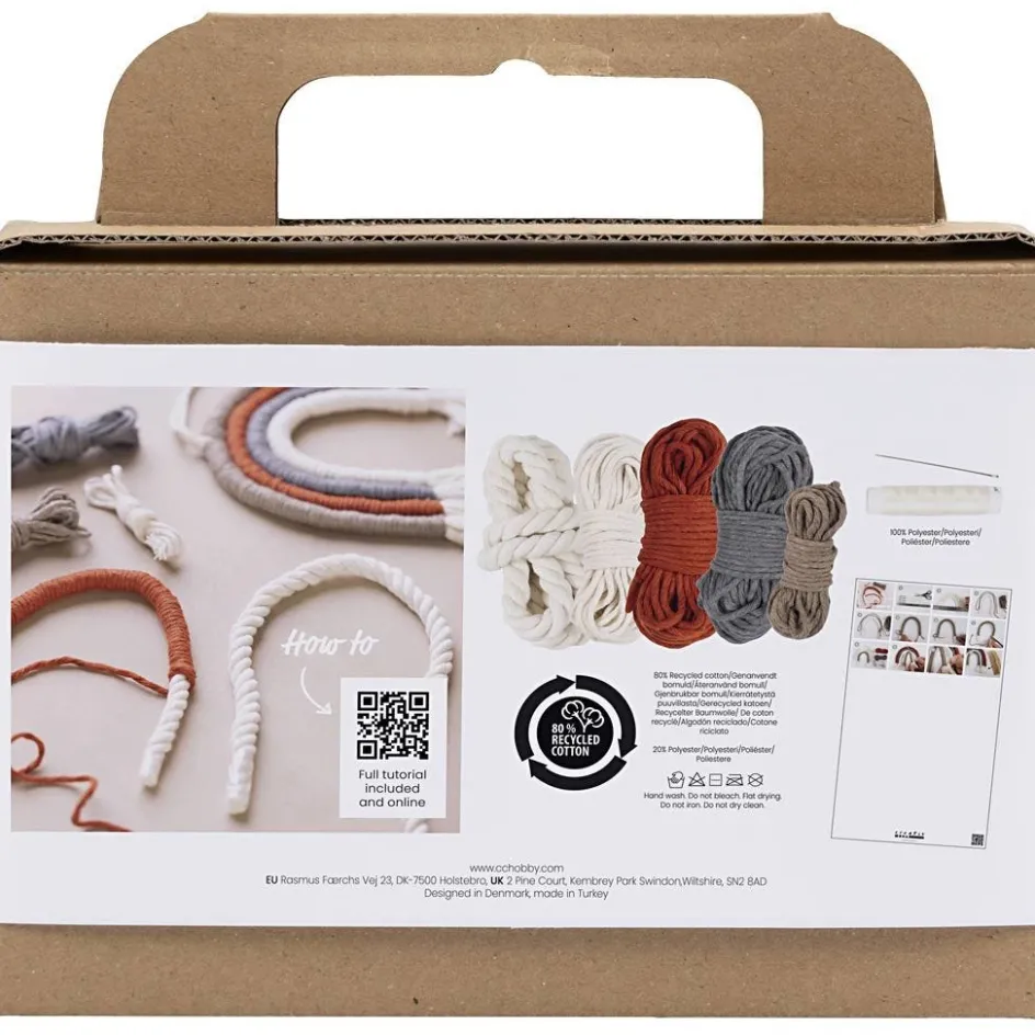 Creativ Company Mini Craft Kit Macramé| Macramé|Diy-Kits, Textiles And Yarn