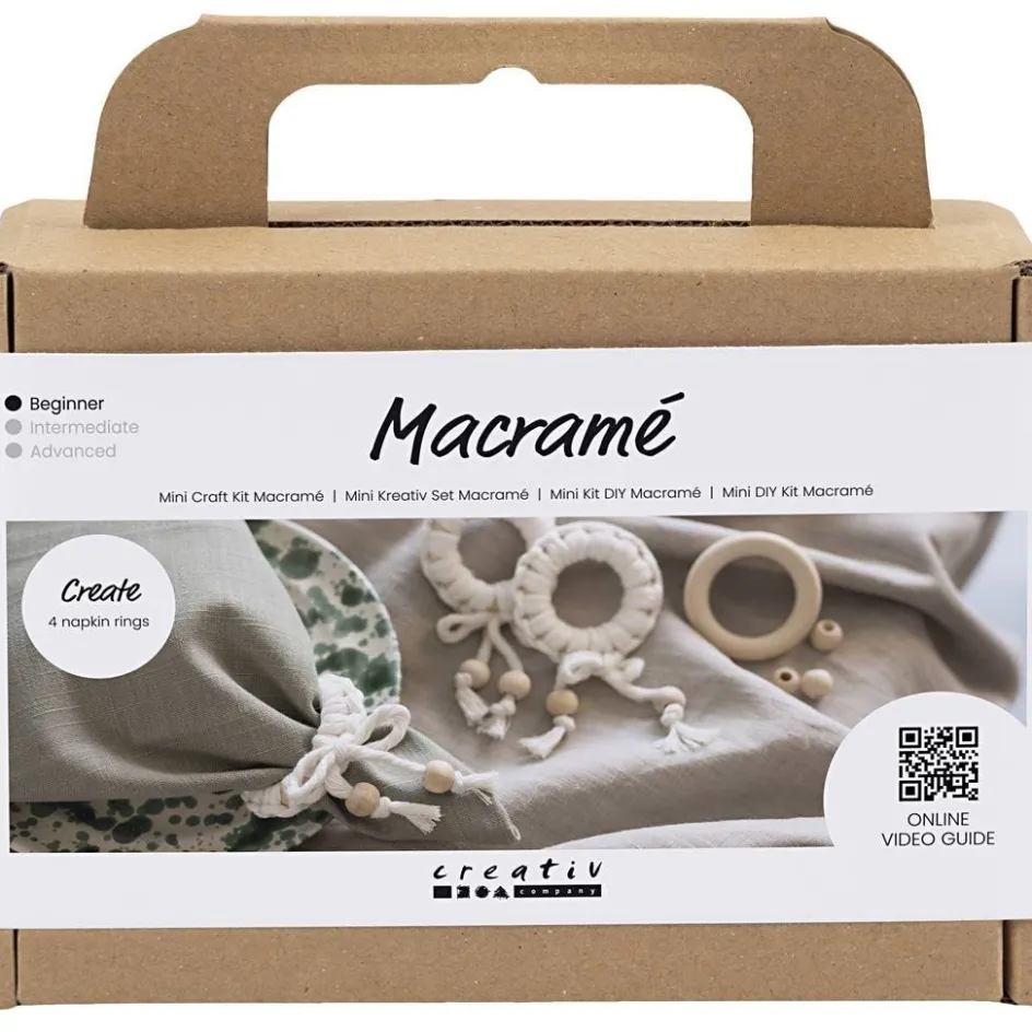 Creativ Company Mini Craft Kit Macramé| Macramé|Diy-Kits, Textiles And Yarn
