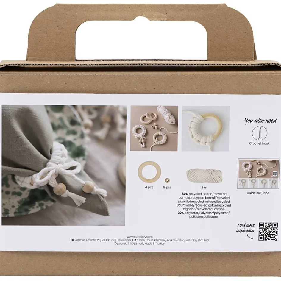 Creativ Company Mini Craft Kit Macramé| Macramé|Diy-Kits, Textiles And Yarn