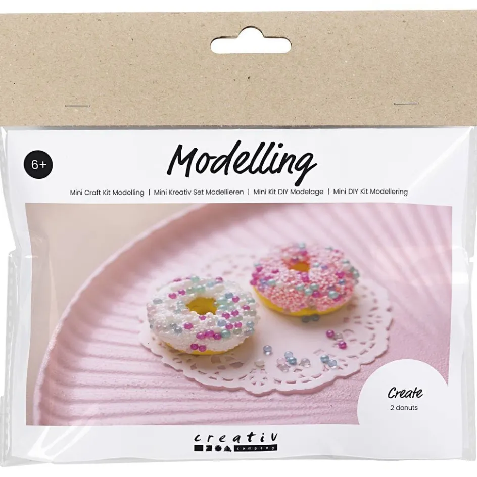 Creativ Company Mini Craft Kit Modelling| Air Drying Clay And Modelling Compounds|Diy-Kits, Modelling And Casting