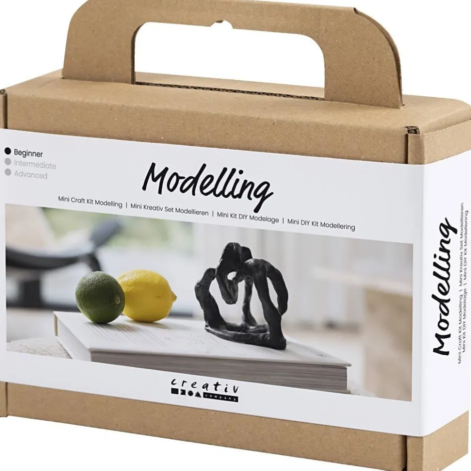 Creativ Company Mini Craft Kit Modelling| Air Drying Clay And Modelling Compounds|Diy-Kits, Modelling And Casting