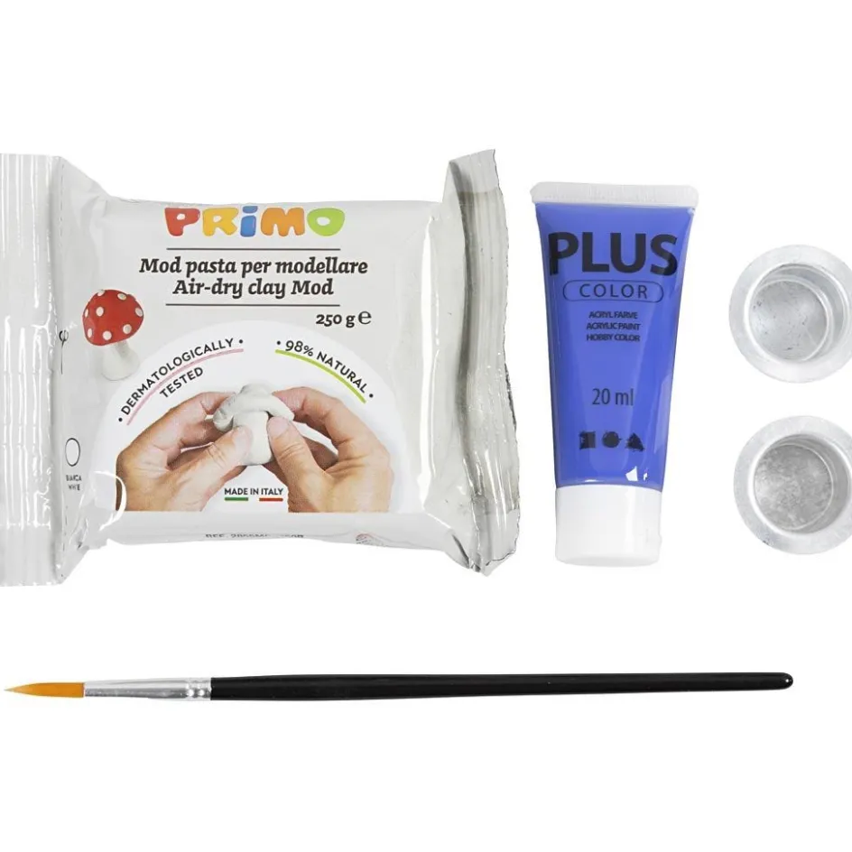 Creativ Company Mini Craft Kit Modelling| Air Drying Clay And Modelling Compounds|Diy-Kits, Modelling And Casting