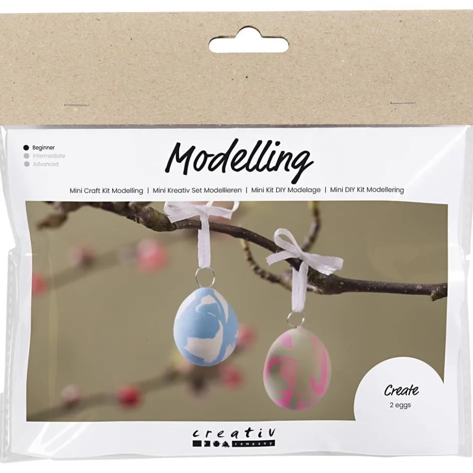Creativ Company Mini Craft Kit Modelling| Air Drying Clay And Modelling Compounds|Diy-Kits, Modelling And Casting