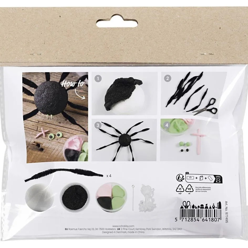 Creativ Company Mini Craft Kit Modelling| Air Drying Clay And Modelling Compounds|Diy-Kits, Modelling And Casting