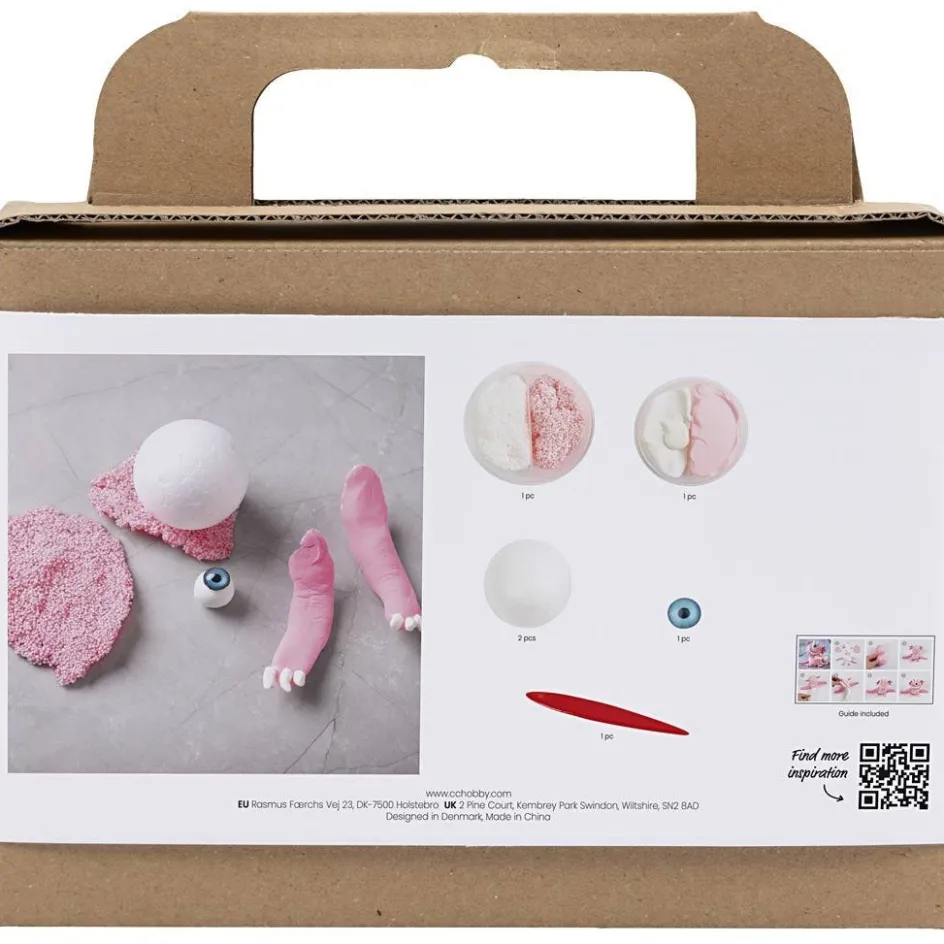Creativ Company Mini Craft Kit Modelling| Air Drying Clay And Modelling Compounds|Diy-Kits, Modelling And Casting