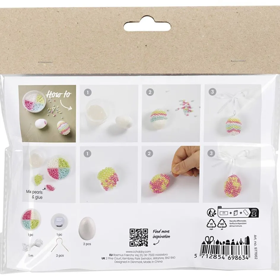 Creativ Company Mini Craft Kit Modelling| Air Drying Clay And Modelling Compounds|Diy-Kits, Modelling And Casting