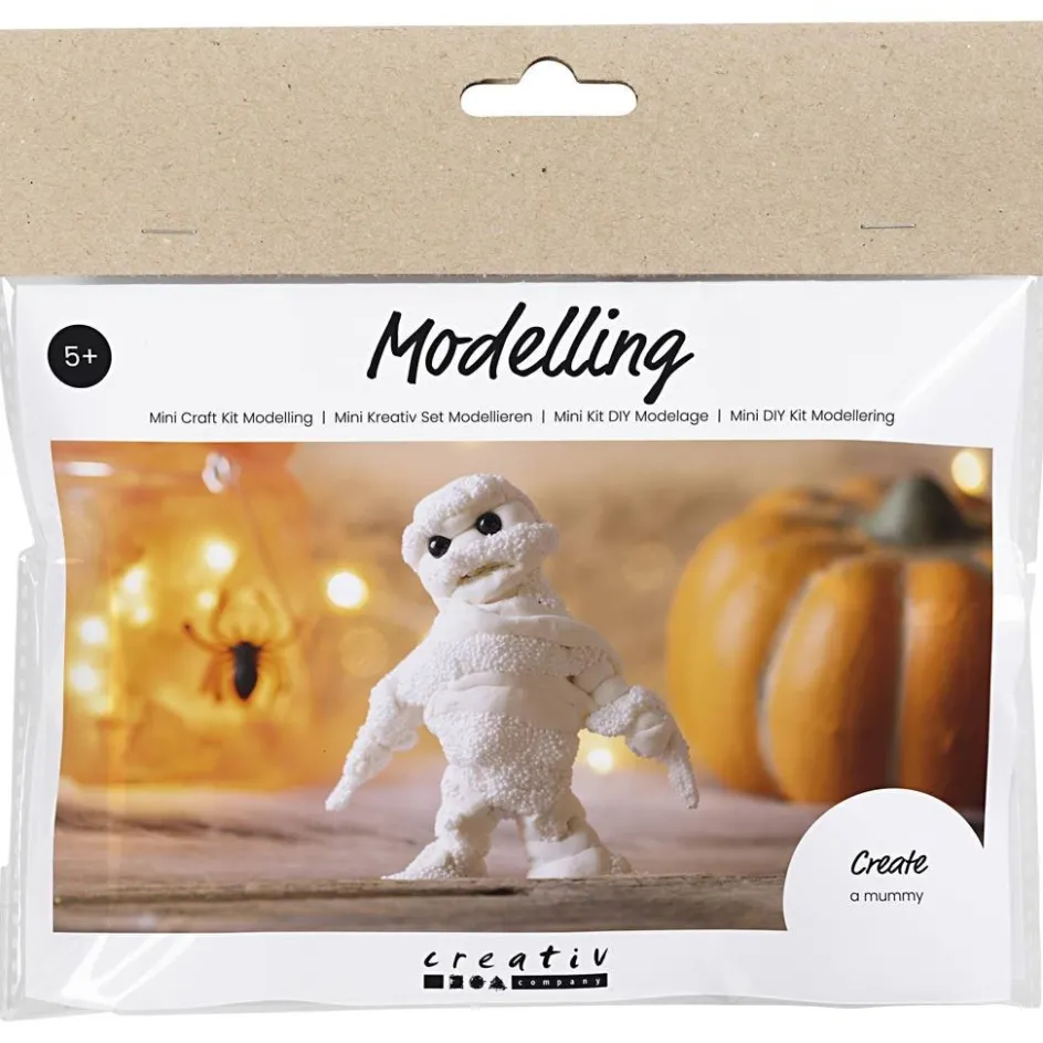 Creativ Company Mini Craft Kit Modelling| Air Drying Clay And Modelling Compounds|Diy-Kits, Modelling And Casting