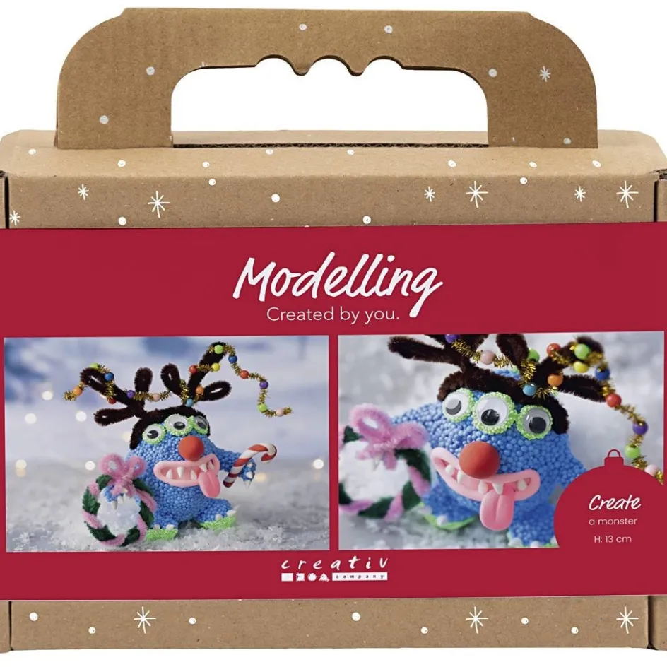 Creativ Company Mini Craft Kit Modelling| Air Drying Clay And Modelling Compounds|Diy-Kits, Modelling And Casting