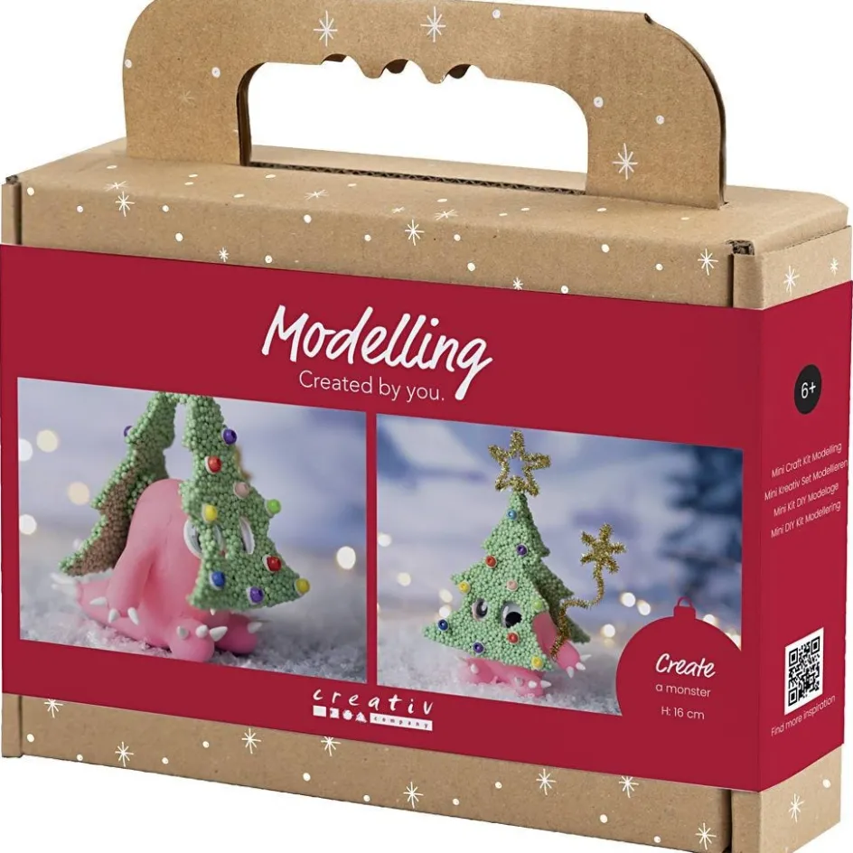 Creativ Company Mini Craft Kit Modelling| Air Drying Clay And Modelling Compounds|Diy-Kits, Modelling And Casting