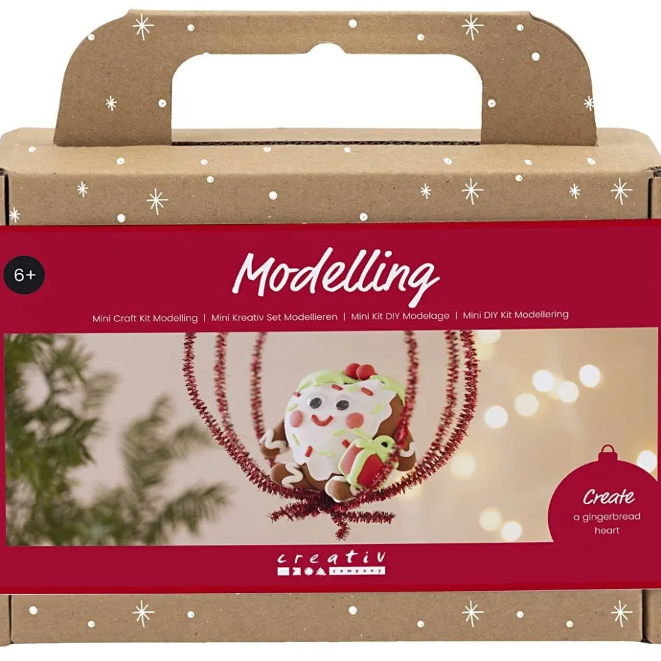 Creativ Company Mini Craft Kit Modelling| Air Drying Clay And Modelling Compounds|Diy-Kits, Modelling And Casting