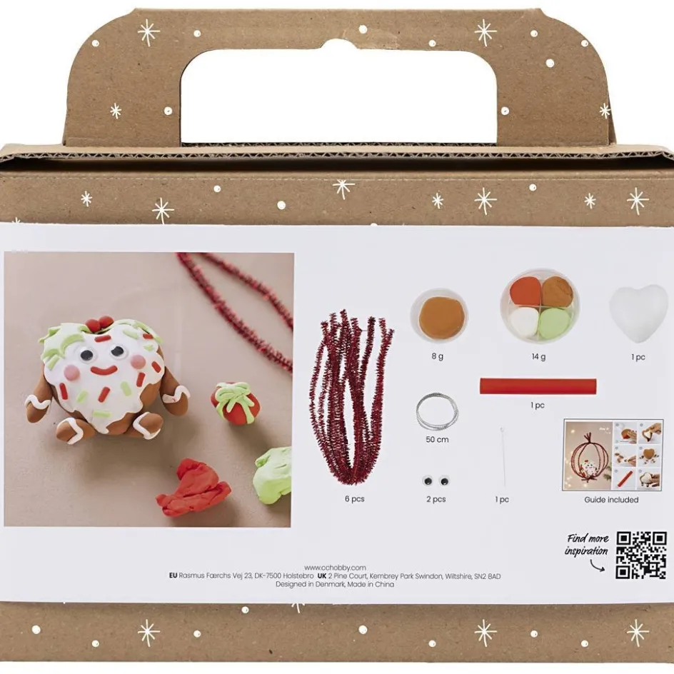 Creativ Company Mini Craft Kit Modelling| Air Drying Clay And Modelling Compounds|Diy-Kits, Modelling And Casting