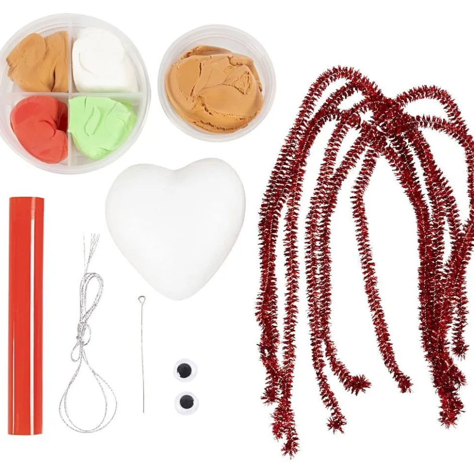 Creativ Company Mini Craft Kit Modelling| Air Drying Clay And Modelling Compounds|Diy-Kits, Modelling And Casting