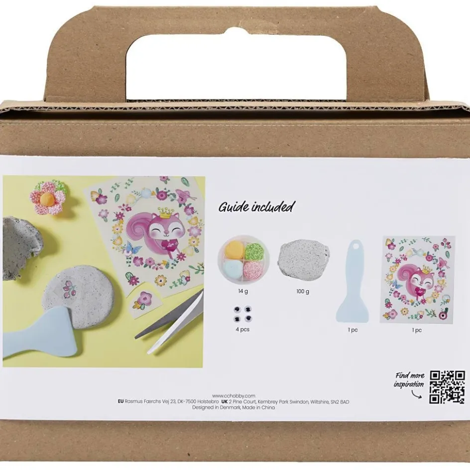 Creativ Company Mini Craft Kit Modelling| Air Drying Clay And Modelling Compounds|Diy-Kits, Modelling And Casting