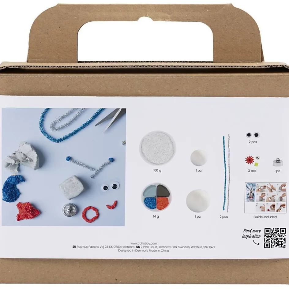 Creativ Company Mini Craft Kit Modelling| Air Drying Clay And Modelling Compounds|Diy-Kits, Modelling And Casting