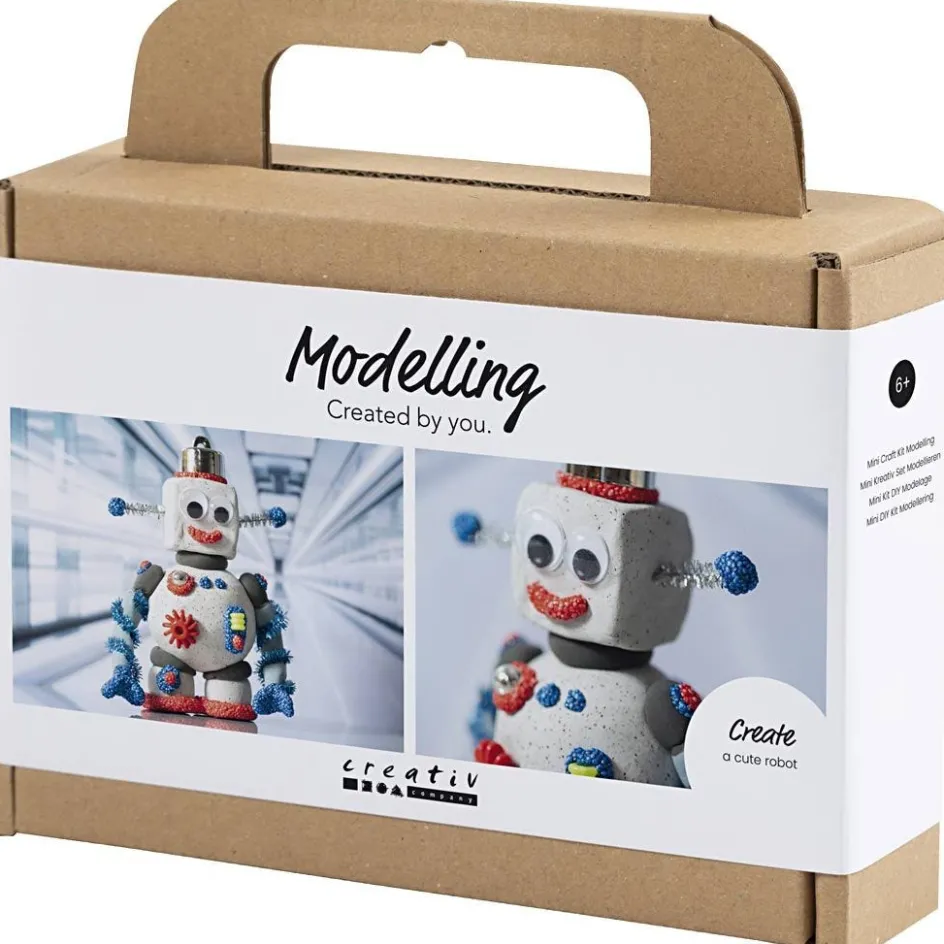 Creativ Company Mini Craft Kit Modelling| Air Drying Clay And Modelling Compounds|Diy-Kits, Modelling And Casting