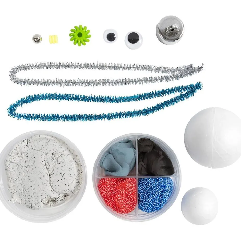 Creativ Company Mini Craft Kit Modelling| Air Drying Clay And Modelling Compounds|Diy-Kits, Modelling And Casting