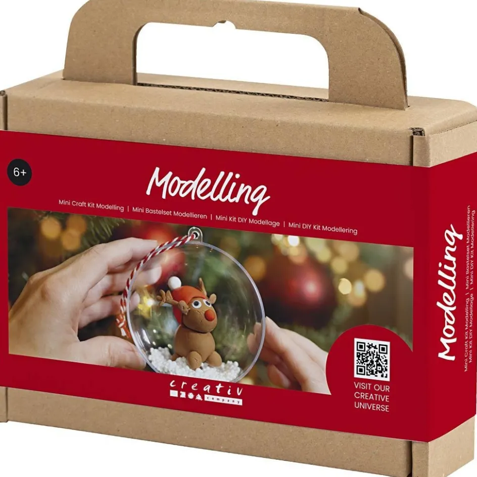 Creativ Company Mini Craft Kit Modelling| Air Drying Clay And Modelling Compounds|Diy-Kits, Modelling And Casting