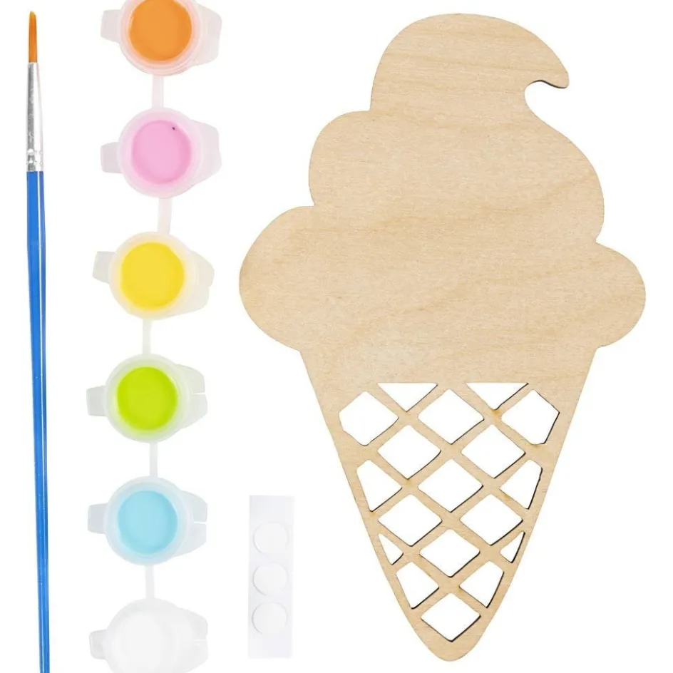 Creativ Company Mini Craft Kit Painting| Textile Decoration|Watercolour Paints