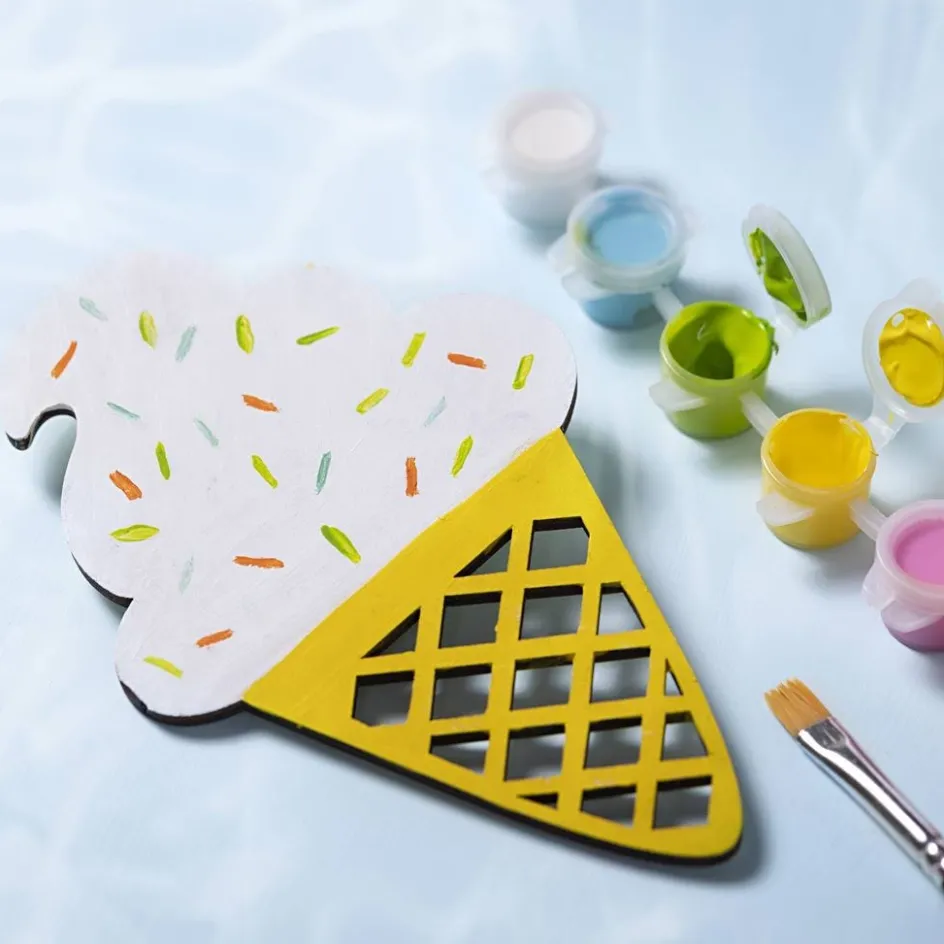 Creativ Company Mini Craft Kit Painting| Textile Decoration|Watercolour Paints