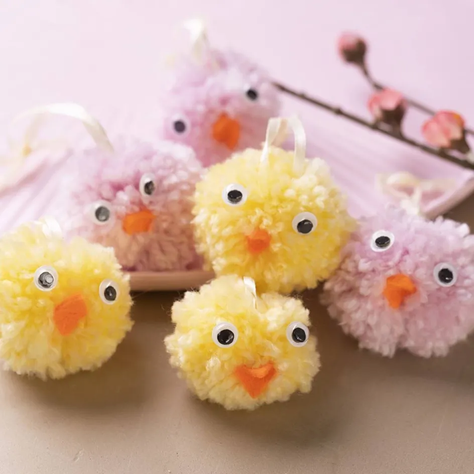 Creativ Company Mini Craft Kit Pompom| Weaving, Rug Making And Pom Poms|Diy-Kits, Textiles And Yarn