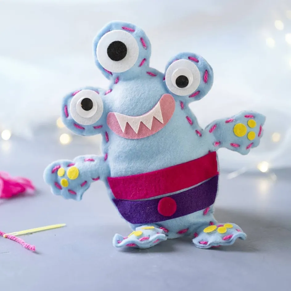 Creativ Company Mini Craft Kit Sewing| Felt And Fleece|Diy-Kits, Textiles And Yarn