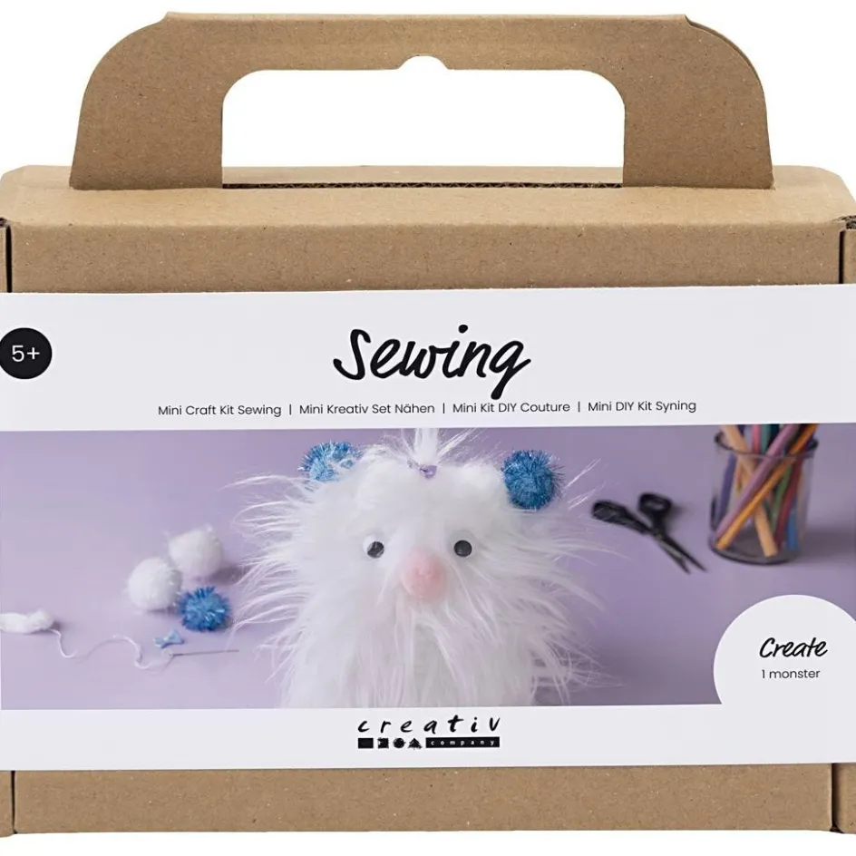 Creativ Company Mini Craft Kit Sewing| Felt And Fleece|Diy-Kits, Textiles And Yarn