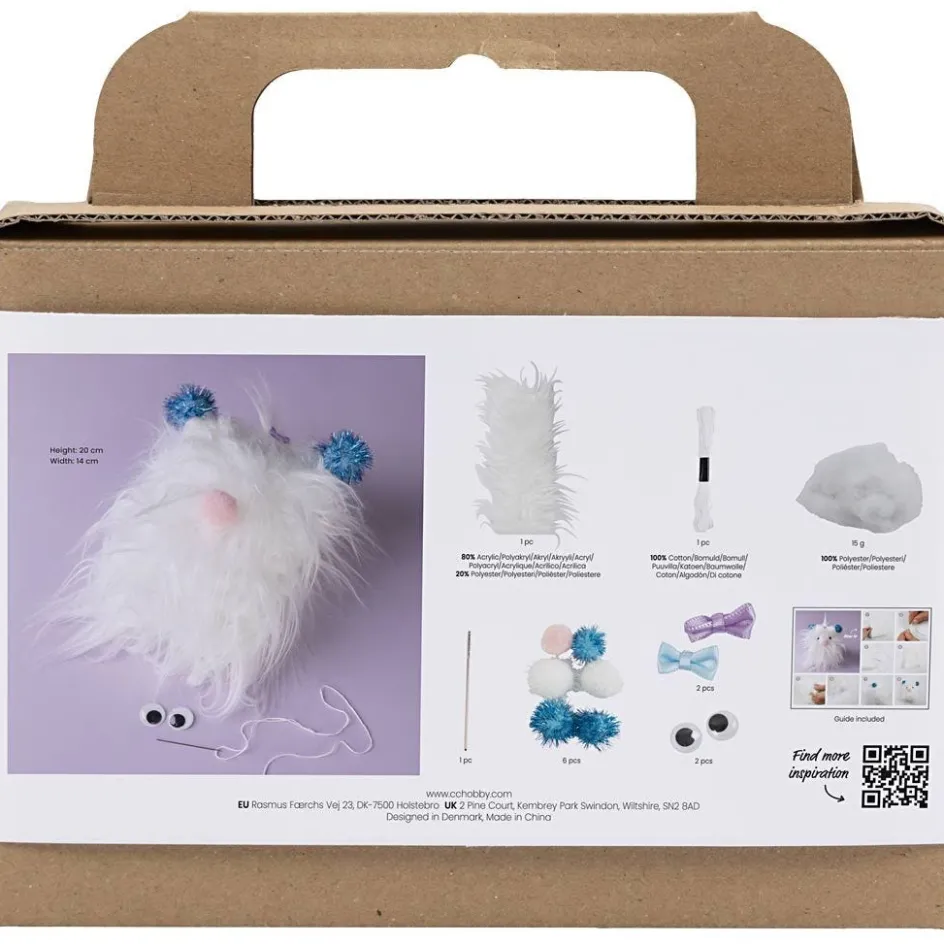 Creativ Company Mini Craft Kit Sewing| Felt And Fleece|Diy-Kits, Textiles And Yarn