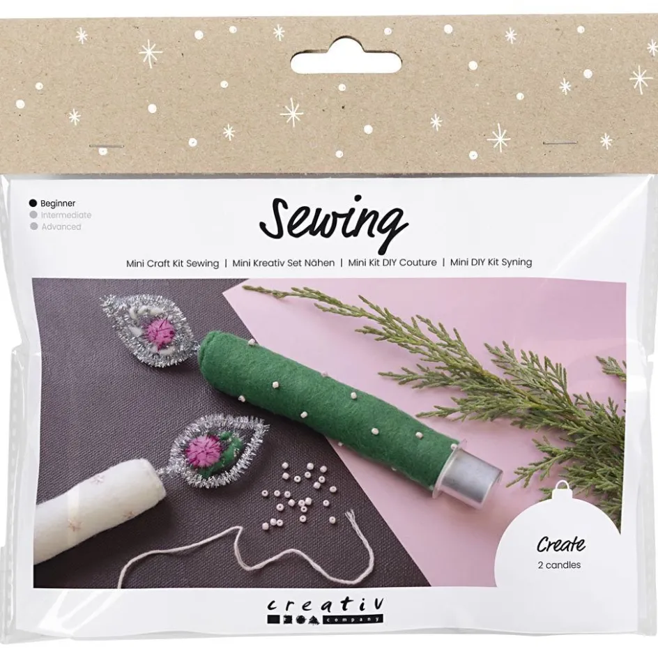 Creativ Company Mini Craft Kit Sewing| Felt And Fleece|Diy-Kits, Textiles And Yarn