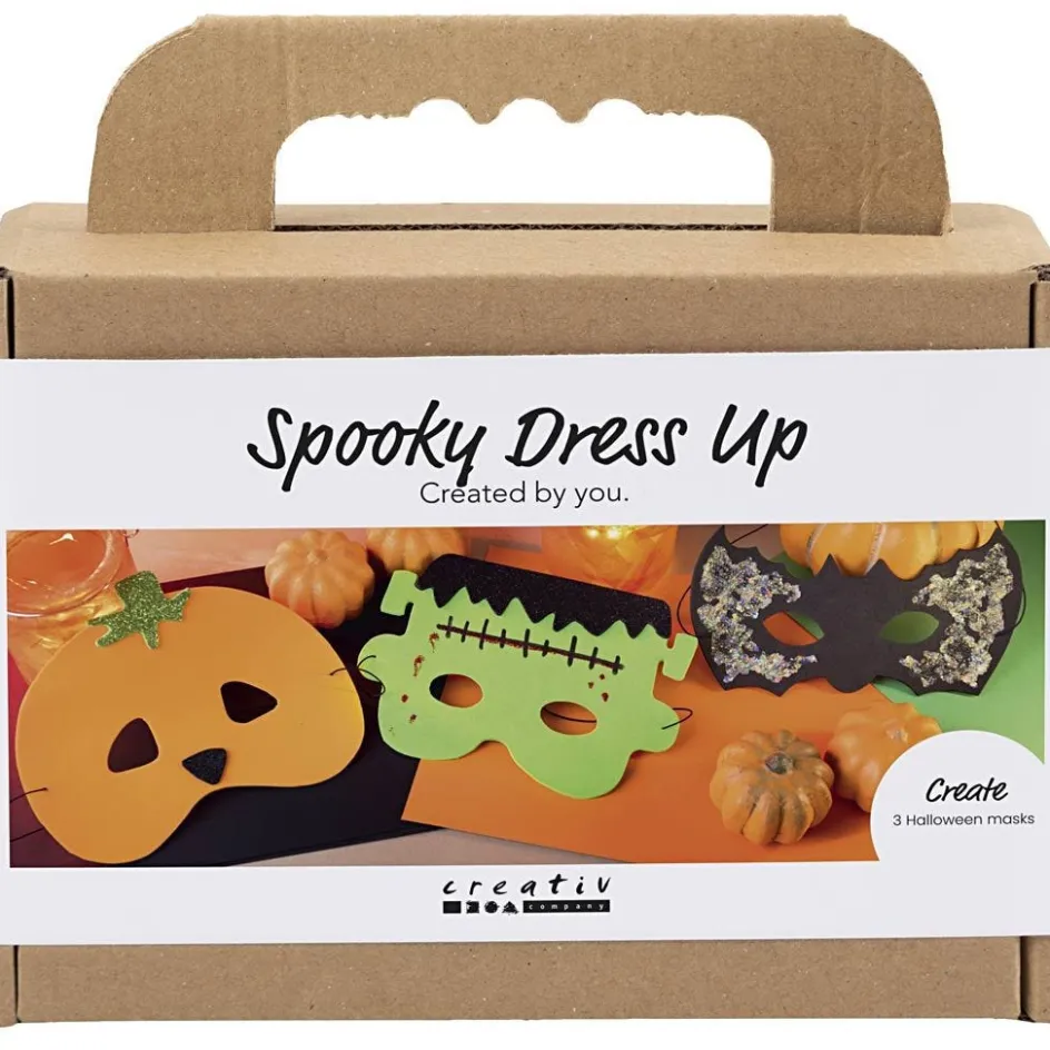 Creativ Company Mini Craft Kit Spooky Dress-Up| Paper Decorations And Paper Figures|Paper And Card