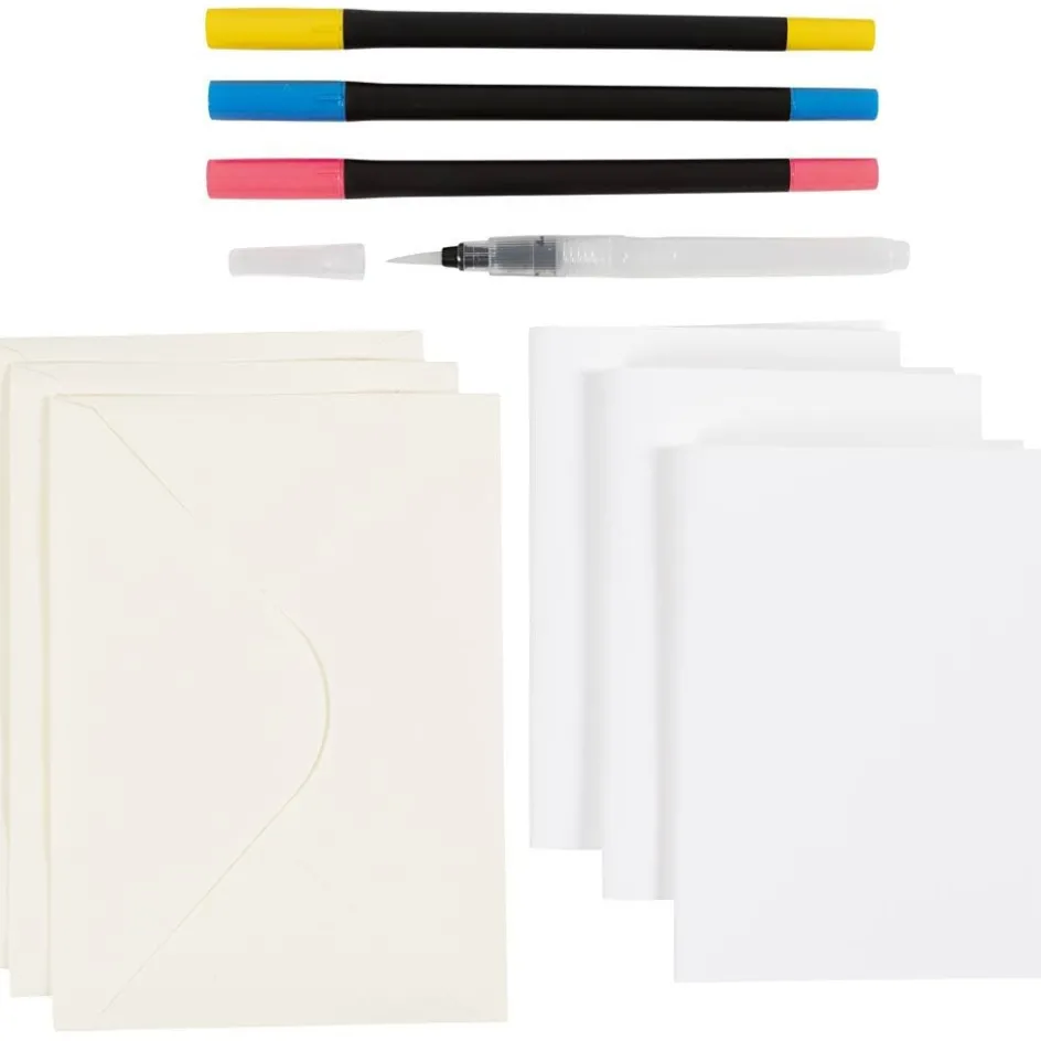 Creativ Company Mini Craft Kit Watercolour| Textile Decoration|Watercolour Paints