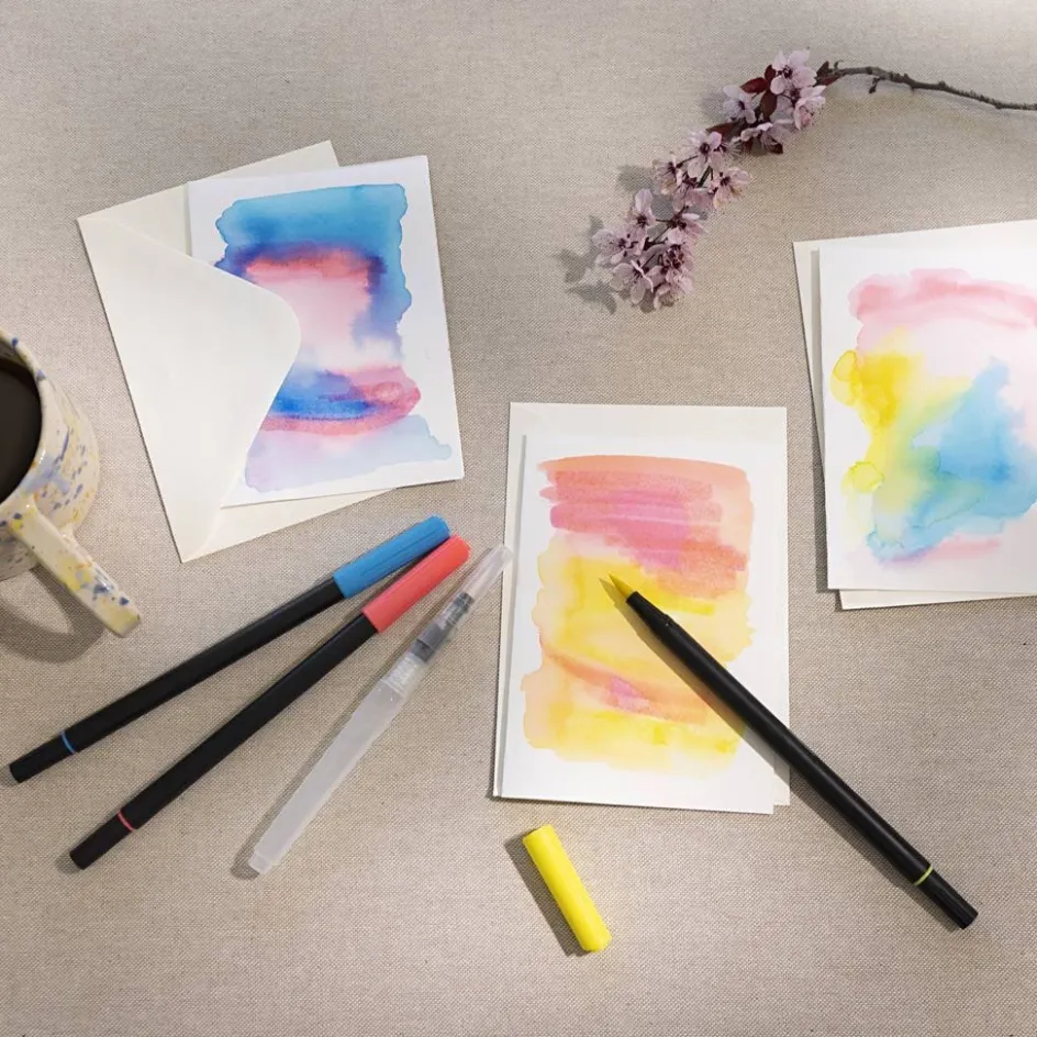 Creativ Company Mini Craft Kit Watercolour| Textile Decoration|Watercolour Paints