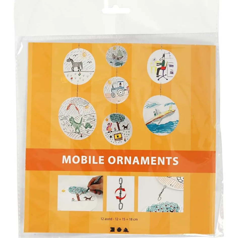 Creativ Company Mobile Ornaments| Paper Decorations And Paper Figures