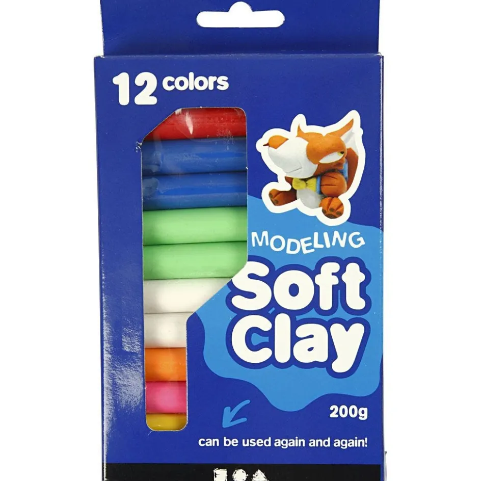 Creativ Company Modelling Clay| Advent Gifts And Calendar Gifts|Non-Hardening Modelling Clay