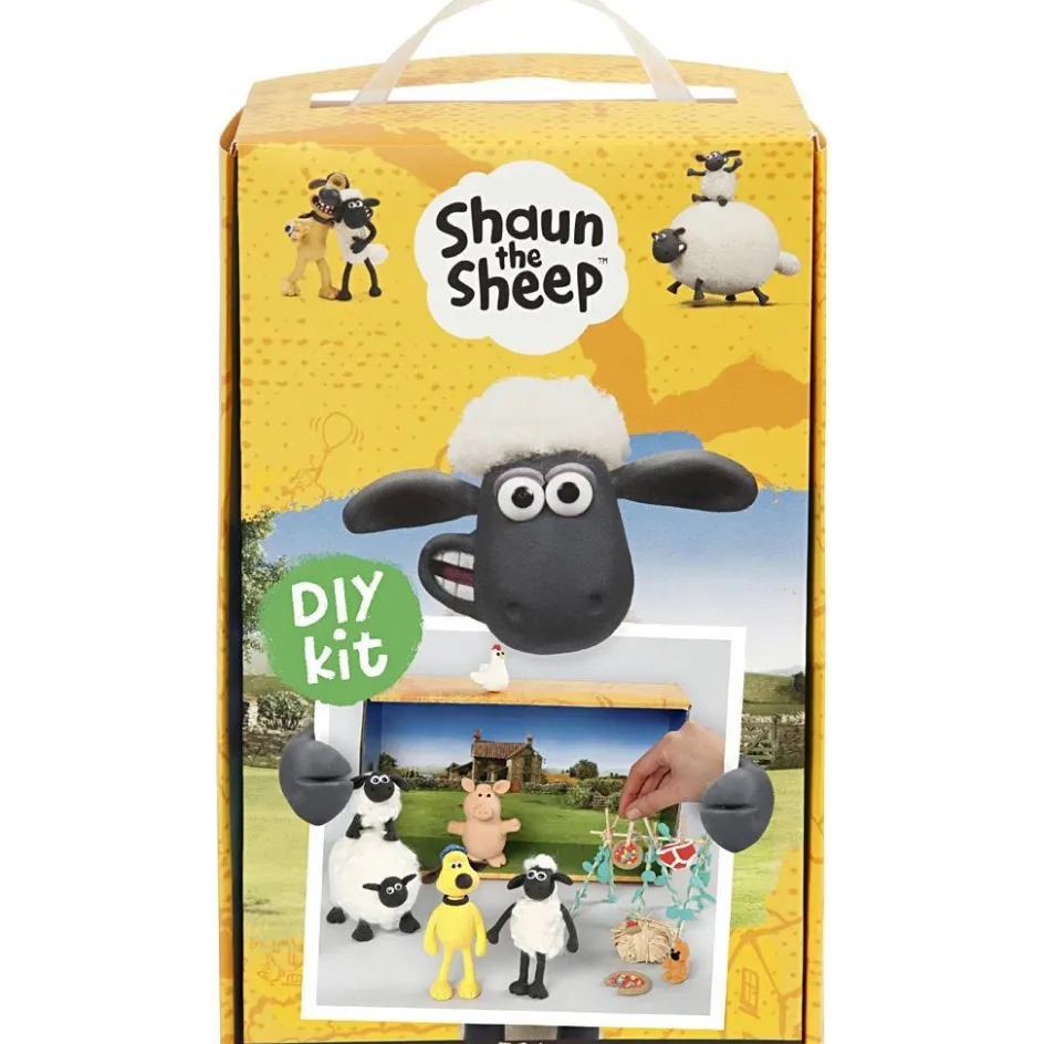 Shaun the Sheep Mossy Bottom Farm| Air Drying Clay And Modelling Compounds|Diy-Kits, Modelling And Casting