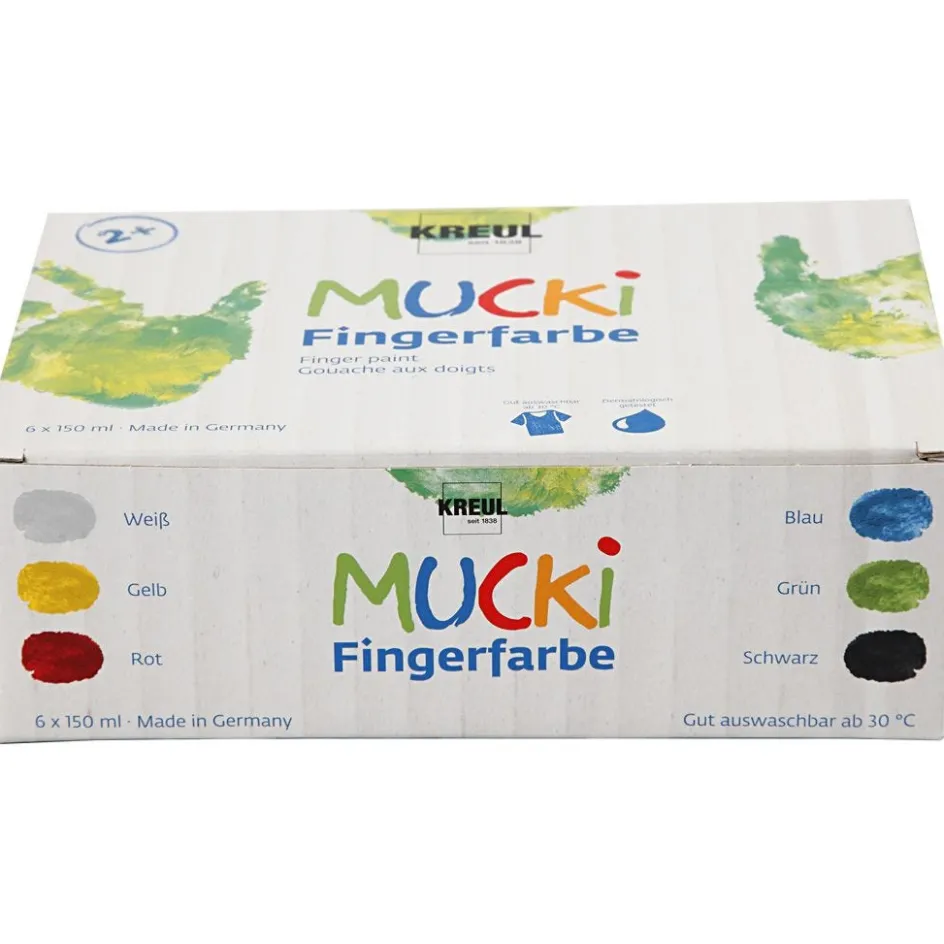 Kreul Mucki Finger Paint| Paints And Painting Accessories|Children'S Paint