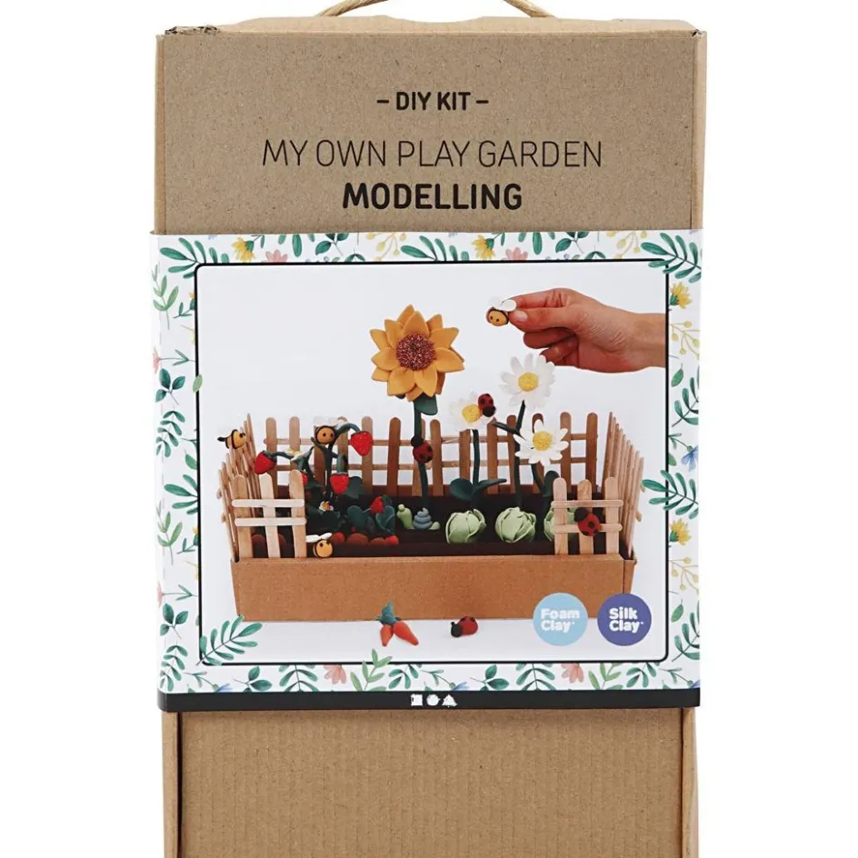 Creativ Company My Own Play Garden| Air Drying Clay And Modelling Compounds|Diy-Kits, Modelling And Casting