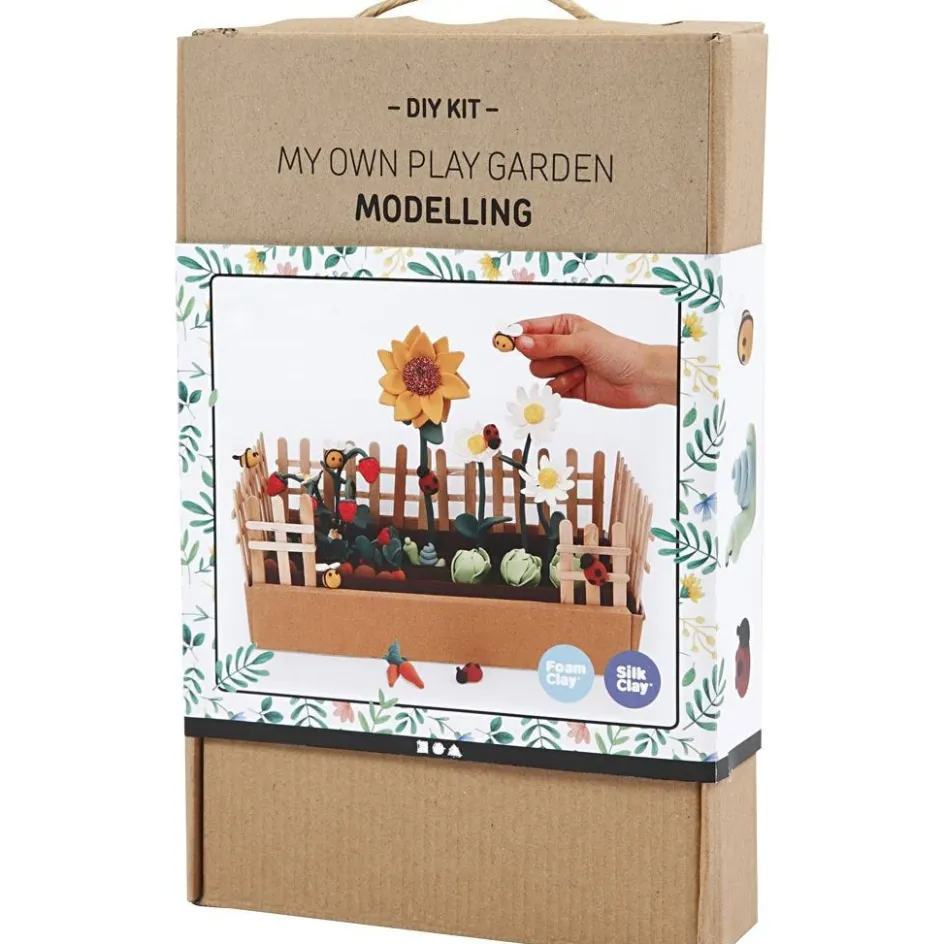 Creativ Company My Own Play Garden| Air Drying Clay And Modelling Compounds|Diy-Kits, Modelling And Casting