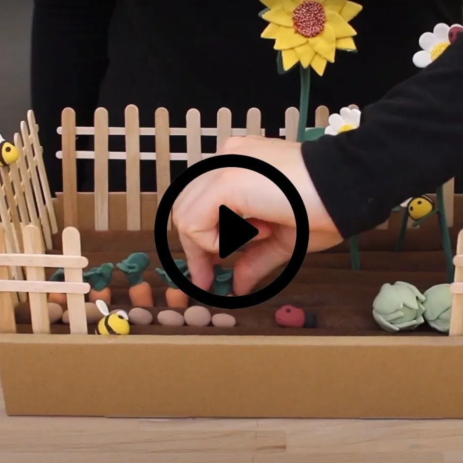Creativ Company My Own Play Garden| Air Drying Clay And Modelling Compounds|Diy-Kits, Modelling And Casting