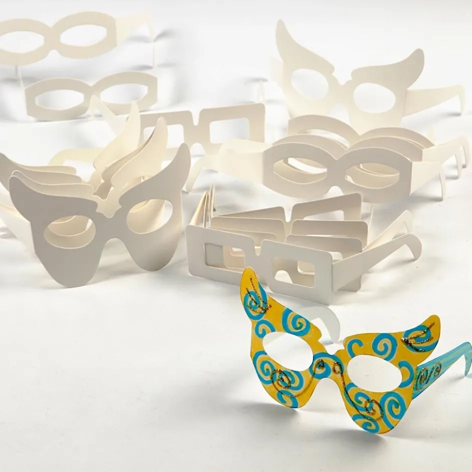 Creativ Company Novelty Glasses| Paper Decorations And Paper Figures|Masks