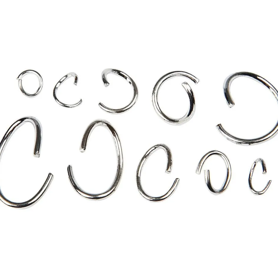 Creativ Company Oval and round jump ring range| Jewellery Making Elements