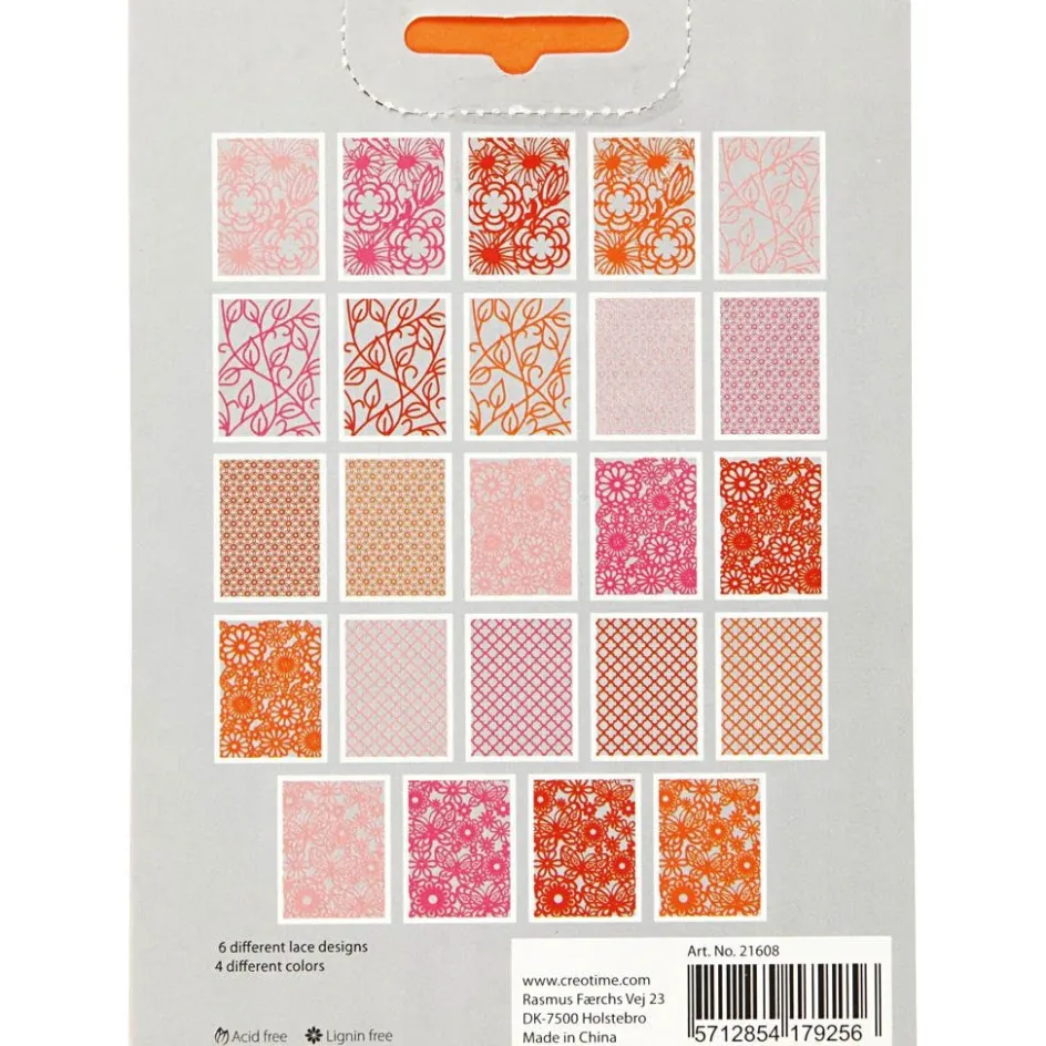 Creativ Company Pad with Cardboard Lace Patterns| Paper And Card|Calendars, Notebooks And Colouring Books
