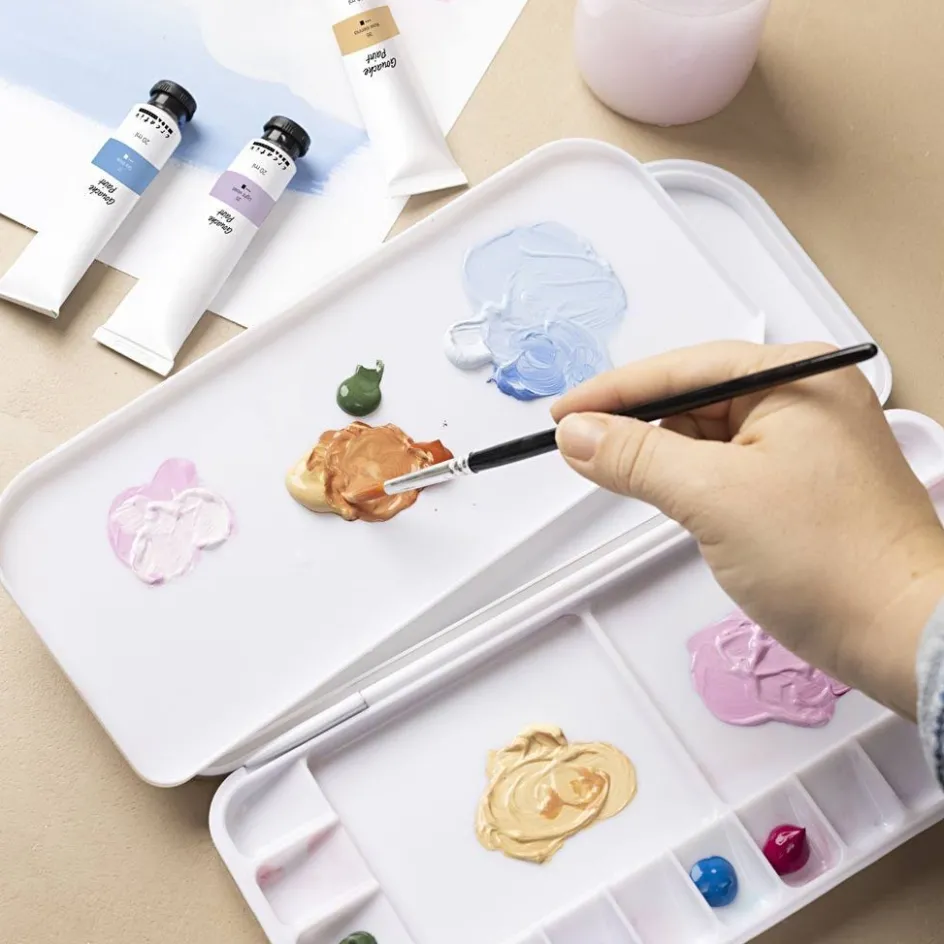 Creativ Company Paint Palette with Lid| Brushes, Spatulas And Pallets