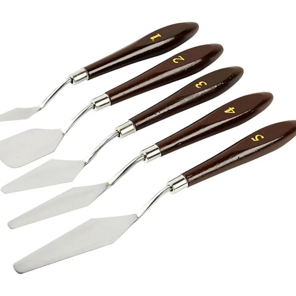 Creativ Company Pallette Set| Brushes, Spatulas And Pallets